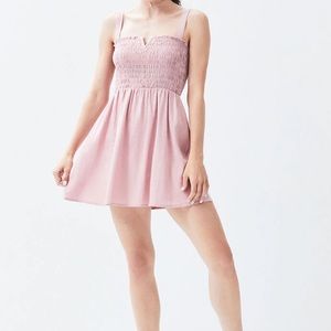 Lottie Moss pink smocked dress